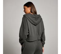 Sweat à capuche court zippé MP Tempo pour femmes - Gris nuit - S