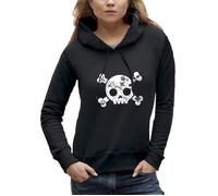 Sweat à capuche CRANE PIRATE - CARTE AUX TRESORS - PIXEL EVOLUTION - Femme - Réalité Augmentée S