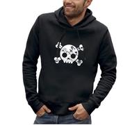 Sweat à capuche CRANE PIRATE - CARTE AUX TRESORS - PIXEL EVOLUTION - Homme - Réalité Augmentée XL