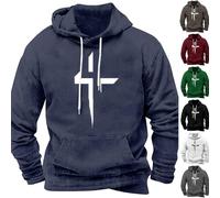 Sweat à capuche croisé chrétien pour homme 3D Christian Jésus Hoodies unisexe Miracle Worker Sweatshirt Faith Believer Who Loves Jésus Pull Sweatshirt à manches longues Jésus Tops Confortable Fit