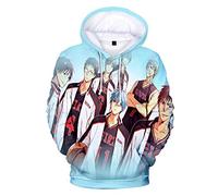 Sweat à Capuche de Basket-Ball de Kuroko Unisexe Anime Basket-Ball de Kuroko Kuroko Tetsuya Kagami Taiga Cosplay Sweat à Capuche Harajuku Hip Hop à Capuche