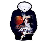 Sweat à Capuche de Basket-Ball de Kuroko Unisexe Anime Basket-Ball de Kuroko Kuroko Tetsuya Kagami Taiga Cosplay Sweat à Capuche Harajuku Hip Hop à Capuche
