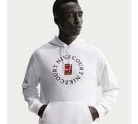 Sweat à capuche de tennis en molleton Dri-FIT NikeCourt Heritage pour homme Blanc/Noir XXL