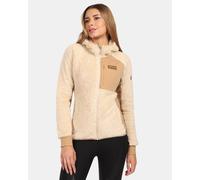 Sweat à capuche d'extérieur pour femme Kilpi Norka-W Beige 46