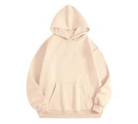 Sweat à capuche d'Halloween pour femme avec poches « Not In The Mood » - Manches longues - Sweat à capuche pour adulte - Costumes 2025 - Tenues pour femmes, beige, XXL
