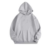 Sweat à capuche d'Halloween pour femme avec poches « Not In The Mood » - Manches longues - Sweat à capuche pour adulte - Costumes 2025 - Tenues pour femmes, gris, XXL
