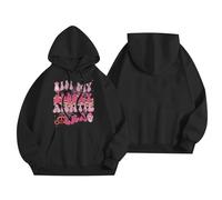 Sweat à capuche d'Halloween pour femme, fantôme dans ma tante effrayante, potiron imprimé, poches imprimées, sweatshirts pour femmes, costumes 2025 pour adultes, Noir , M