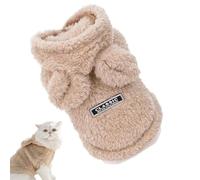 Sweat à capuche d'hiver pour chien, doux et confortable | Vêtement d'hiver pour chat - Pull d'hiver douillet en tricot - Pull pour animaux de compagnie - Vêtements pour petits chiens