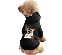 Sweat à Capuche d'hiver pour Chien « It's Coffee Time », vêtements Chauds pour Petits Chiens, Chihuahua, Chiot, Chat, Taille L