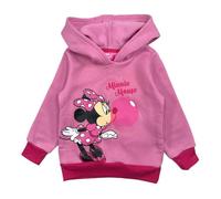 Disney Sweat à Capuche Minnie Sweatshirt, Rose, 2A Fille