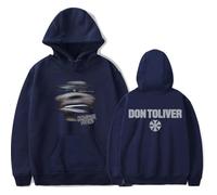 Sweat à capuche Don Toliver Hardstone Psycho Promise Land Vêtements décontractés Harajuku, bleu marine, XXL