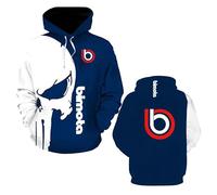 Sweat À Capuche Doux Homme pour B.i.m.o.t.a Printemps Automne 3D Outwear Tops Manteau De Sport Pulls Survêtement Veste Graphique Sweats avec Poches-D||s