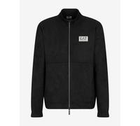Sweat à capuche EA7 Gold Label Full Zip noir pur - XL