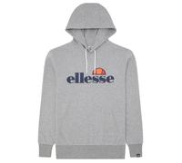 Sweat à capuche - ELLESSE - SL Gottero - Gris chiné - Manches longues - Poche ouverte