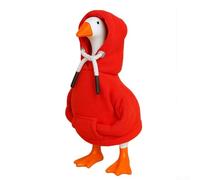 Sweat à capuche en coton mélangé pour bureau de 17,8 cm, résistant à la poussière et aux poils d'animaux, fournit un accessoire amusant et attrayant pour les espaces de travail de bureau (rouge)