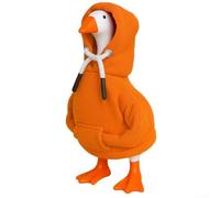 Sweat à capuche en coton mélangé pour bureau de 17,8 cm, résistant à la poussière et aux poils d'animaux, fournit un accessoire amusant et attrayant pour les espaces de travail de bureau (orange)