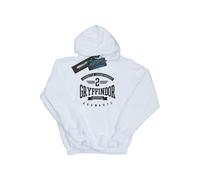 Sweat À Capuche En Coton Peigné De Qualité Supérieure Harry Potter Gryffindor Keeper Blanc 7/8A