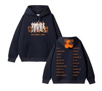 Sweat à Capuche en Coton Permission to Dance on Stage-Live 2025 Sweat-Shirt Unisexe Quotidien à su-pport Graphique(B Black-Padded,3XL)