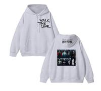 Sweat à Capuche en Coton Walk The Line 2025 Graphic Desire:Unleash(B Floral-Padded,2XL)