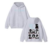 Sweat à Capuche en Coton Walk The Line 2025 Graphic Sup-Port Desire:Unleash Album Sweatshirt(A Floral White,M)