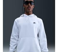 Sweat à capuche en Fleece Nike Club pour homme Blanc/Blanc/Noir 3XL