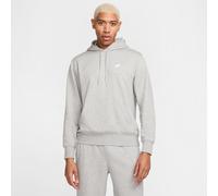 Sweat à capuche en molleton Nike Club pour homme Dark Grey Heather/Light Smoke Grey/Blanc 3XL