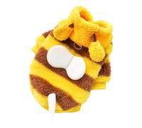 Sweat à capuche en polaire pour chien | Abeille chiot pour petits chiens | Sweat-shirt pour animal de compagnie | Costume pour chihuahua, yorkshire, chat, garçon, fille, automne, hiver, temps froid
