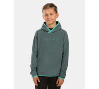 Sweat à capuche en polaire pour enfant Kilpi FLOND-JB vert 146