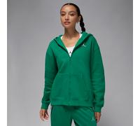 Sweat à capuche en tissu Fleece à zip Jordan Brooklyn pour femme Malachite/Blanc XS (FR 34-36)