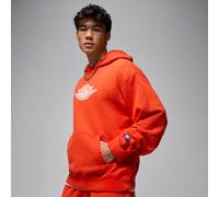 Sweat à capuche en tissu Fleece Jordan Rare Air pour homme Chile Red M