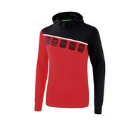 Sweat à capuche enfant Erima 5-C Rouge 14 ans