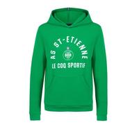 Sweat à capuche enfant - Le Coq Sportif - AS Saint-Etienne - Vert - Manches longues - Poche kangourou 8 ans