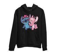 Sweat à Capuche Enfant Lilo et Stitch - Noir - - Noir 9-11 ans