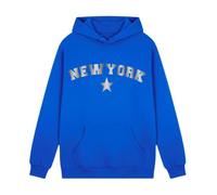 Sweat à capuche enfant - New York - Bleu royal - 9/11 ans - Manches longues - Respirant 9-11 ans
