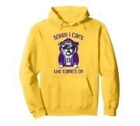 Sweat à Capuche et Jersey « Sorry I Can't The Game's on Cute Bulldog » Sweat à Capuche