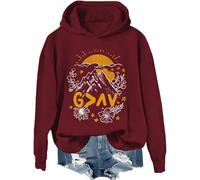 Sweat à capuche et sweat-shirt God Is Greater Than The Highs And Lows, God Is Greater Than The Highs And Lows, Gods Is Good Shirt, Bordeaux-1, S