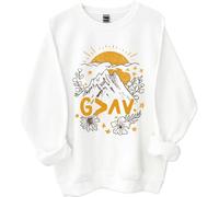 Sweat à capuche et sweat-shirt God Is Greater Than The Highs And Lows, God Is Greater Than The Highs And Lows, Gods Is Good Shirt, blanc, 3XL