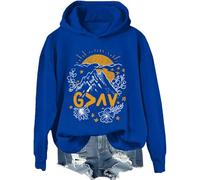 Sweat à capuche et sweat-shirt God Is Greater Than The Highs And Lows, God Is Greater Than The Highs And Lows, Gods Is Good Shirt, Klein Blue-1, 3XL