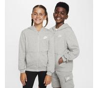 Nike Hooded Full Zip Ls Top K NSW Club Ft HD Fz Ls Lbr, DK Grey Heather/Base Grey/White, FD3017-063, M