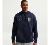 Sweat à capuche et zip Nike Club British & Irish Lions pour homme Obsidian/Blanc L