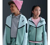 Sweat à capuche et zip Nike Tech Fleece pour ado Light Silver/Cannon/Noir/Noir XL