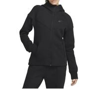 Sweat à Capuche et Zip pour Femme - Nike - Tech Fleece Windrunner - Noir - Manches longues - Col capuche
