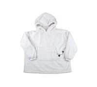 Generique Sweat à capuche TX9460 Fausse fourrure 85 x 118 cm Blanc