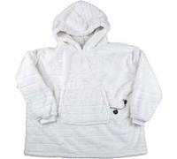 Sweat à Capuche "Fausse Fourrure" 85x118cm Blanc Blanc G