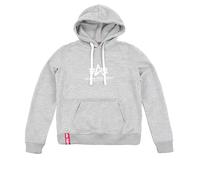 Alpha Industries New Basic Big Logo Hoodie pour femme Taille L - Gris