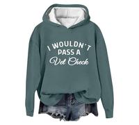 Sweat à capuche femme avec imprimé lettre tendance, pull-over décontracté à coupe ample en tissu doux et respirant pour un confort quotidien, idéal pour les sorties décontractées ou le travail