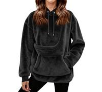 Sweat A Capuche Femme avec Poche pour Chat Ou Chien Sweat Kangourou Chien Pull pour Chat Sweatshirt Oversize Confortable pour Amoureux des Animaux Domestiques(Noir,M)