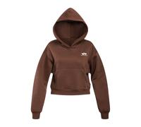 Alpha Industries - Sweat à capuche femme Basic Small Logo Hoodie Powder Brown Taille L
