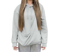 Sweat A Capuche Femme Chat Hiver Chaud Pas Cher A La Mode Sweatshirt S Respirant Poche Kangourou pour Porter Un Chat Hoodies Poche Kangourou Hoodies Tops pour Femme