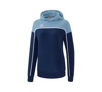 Erima „Change by Sweat à Capuche, New Navy/Faded Denim/Blanc, 36 Femme